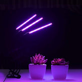 HYD-Parts Grow Light, Grow Lights for Indoor Plants, Moer Sky 27W 54 LED Bulbs Timming Plant Grow Lamp with Red, Blue Spectrum, 3/6/12H Timer, 3-Head Divide Control Adjustable Gooseneck, 5 Dimmable Levels